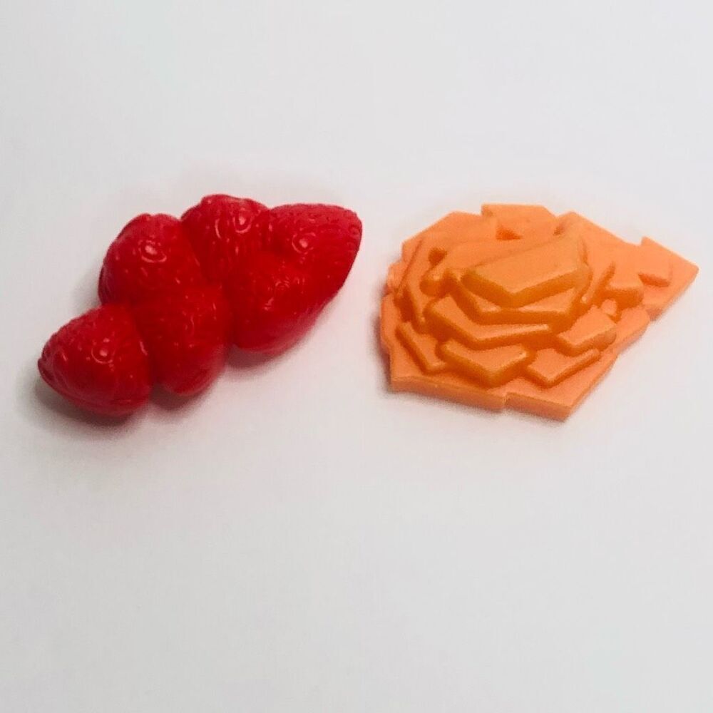 doll food accessories unbranded strawberries cheese replacements baby doll‎ food